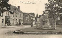 LA CHAPELLE SUR AVEYRON LA PLACE LE MONUMENT 1914-1918 - Other & Unclassified