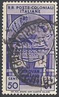 1933 EMISSIONI GENERALI USATO 50° ERITREO 50 CENT - RR11150 - Amtliche Ausgaben