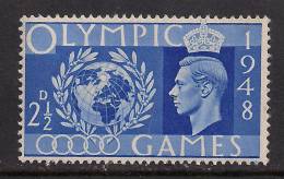 GB 1948 KGV1 2 1/2d OLYMPIC GAMES MM BLUE STAMP SG 495.. ( G818 ) - Nuovi