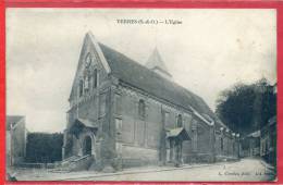 YERRES 1909 L EGLISE CARTE EN BON ETAT - Yerres