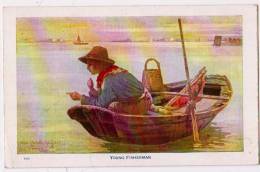 Young Fisherman, By Antonio Paoletti - Autres Illustrateurs