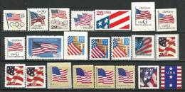 The Star Spangled Banner (La Bannière étoilée Américaine) 22 T-p Neufs ** Tous Differents.,avec Roulettes,adhesifs - Unused Stamps