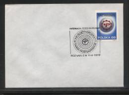 POLAND 1972 41ST INTERNATIONAL TRADE FAIR POZNAN SET OF 4 COMMEMORATIVE CANCELS ON COVERS - Covers & Documents