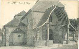 France, AVON, Porche De L'Eglise, Early 1900s Unused Postcard CPA [13099] - Avon