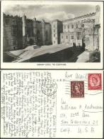 POST CARD UNITED KINGDOM - ENGLAND AIR MAIL TO USA CALIFORNIA DURHAM CASTLE THE COURTYARD - Other & Unclassified