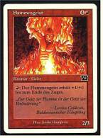 Karte Magic The Gathering  -  Kreatur Geist - Flammengeist  -  Deutsch - Altri & Non Classificati