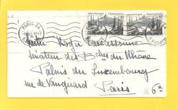 Lettre N° 1037 De PARIS - 1921-1960: Periodo Moderno