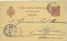 E.POSTAL COMERCIAL A ALEMANIA - 1850-1931