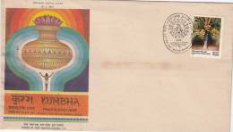 Kumbha Prayag Saka 1898, Religion, Hinduism, Lotus, India Cover 1977 - Hinduism