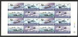 INDIA, 2006,  President Fleet Review,  Full Sheet, With Traffic Lights, Bottom Right,  MNH,(**) - Unused Stamps