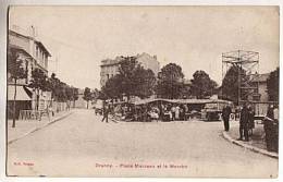 CPA 93 DRANCY - Place Marceau Et Le Marche - Drancy