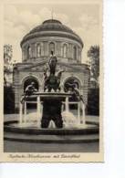 Karlsruhe I. Baden Klosebrunnen Mit Voerordtbad Hallenbad Sw 1.9.1937 - Karlsruhe