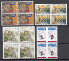 Andorra 2003 - Yvert: 577, 579, 581, 582  - Bloques De 4 -  ** MNH - Unused Stamps