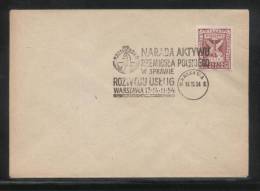 POLAND 1954 SCARCE COMMITTEE MEETING POLISH CRAFTS ASSOCIATION COMM CANCEL ON COVER - Cartas & Documentos