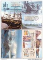 Finland 1997: Sailing Ships - 4 Postal Stationary (postage Paid Worldwide) Maximum Cards - Cartoline Maximum