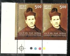 INDIA, 2006, 100 Years Of Don Bosco Salesians In India, Pair With Traffic Lights, MNH, (**) - Neufs