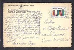 130192 / UNITED NATIONS HEADQUARTERS NEW YORK  +  1978 STAMP TO BULGARIA - United States Etats-Unis USA - Briefe U. Dokumente