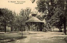 30 - HASSELT - Place Léopold (Leopold Plaats), Avec Kiosque à Musique - Hasselt