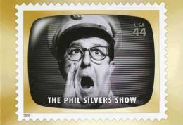 Entier Postal De 2009 Sur Carte Postale Avec  Timbre Et Illust. "The Phil Silvers Show" - 2001-10