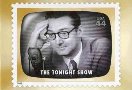 Entier Postal De 2009 Sur Carte Postale Avec  Timbre Et Illust. "The Tonight Show" - 2001-10