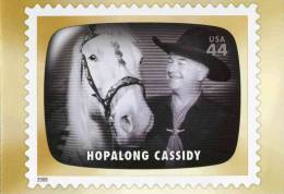 Entier Postal De 2009 Sur Carte Postale Avec  Timbre Et Illust. "Hopalong Cassidy" - 2001-10