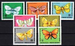 MONGOLIE Papillons / Butterflies (Yvert 926/32) DENTELE Neuf Sans Charniere. ** MNH - Papillons