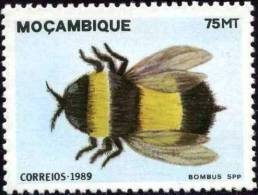 MOZAMBIQUE Insecte, Bombus Emis En 1989. DENTELE Neuf Sans Charniere. ** MNH - Otros & Sin Clasificación