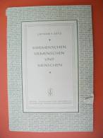 "Vormenschen Urmenschen Und Menschen" Von Lothar F. Zotz (Kosmos Gesellschaft Der Naturfreunde) Von 1948 - Otros & Sin Clasificación