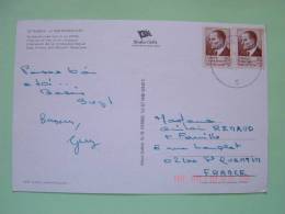 Turkey 1986 Postcard "Istanbul - Blue Mosque" To France - President - Lettres & Documents