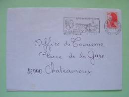 France 1987 Cover To Chateauroux  - Jean Giono Cancel - Writer - Briefe U. Dokumente