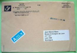 Belgium 2012 Cover To Nicaragua - Postal Administration Enveloppe - Brieven En Documenten