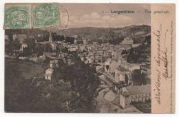 - 07 - LARGENTIERE. - Vue Générale. - Scan Verso - - Largentiere