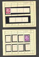 FRANCE GROUP COIL STAMPS MOSTLY WITH NUMER ON THE BACK ALL NH! - Verzamelingen