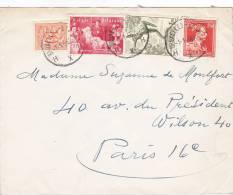 Lettre, 1956 Belgique, BRUXELLES /2504 - Cartas & Documentos