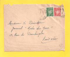 Lettre N° 508 514 Obl De Charente - 1941-42 Pétain