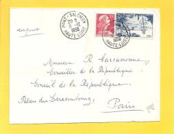 Lettre N° 1038 1011 Obl PONT SALOMON - Brieven En Documenten