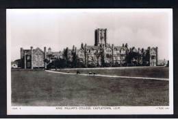 RB 910 - Raphael Tuck Real Photo Postcard - King William's College - Castletown Isle Of Man - Isla De Man