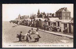 RB 910 - Early LL L.L. France Postcard - Cayeux-Sur-Mer - Un Coin De La Plage La Promenade Des Plaches Et Les Villas - Picardie