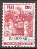Fiscales Poliza 742 (o)  200 PTAS. Aguila - Revenue Stamps