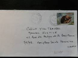 32/135  LETTRE   FRANCE - Nager