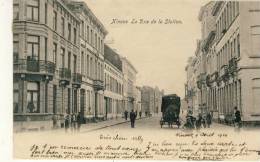 Ninove - Statiestraat -Geanimeerd -1904 ( Verso Zien ) - Ninove