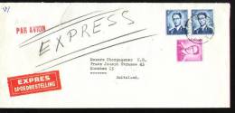 Lettre Expres Bruxelles - 4-7-1960 - Sur Baudouin 926x2 Et 1067 Vers Allemagne - Tarif International - Briefe U. Dokumente