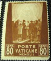 Vatican City 1942 Prisoners Of War Relief Fund 80c - Mint - Nuevos