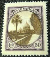 Vatican City 1933 Vatican Gardens And Dome Of St Peter's 50c - Mint - Nuevos