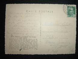 CP TP MARIANNE DE GANDON 5F OBL. 11-7-47 TOULOUSE - 1945-54 Marianne De Gandon