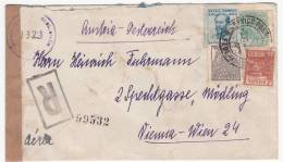 BRAZIL - Envelope, Cover, Year 1949, Austrian Censure, österreichischen Zensur, Recommended, Registered - Lettres & Documents