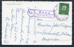 1961 Germany Schloss Banz Landpost Stempel Postkarte - Covers & Documents
