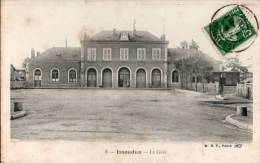 36.....INDRE .....ISSOUDUN.......LA GARE... .ECRITE . ‹(•¿• )› - Issoudun