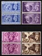 GB Scott 271/274 - SG495/498, 1948 Olympic Games Set In Pairs MH* - Ungebraucht