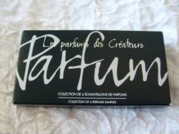 Collection De 6 échantillons De Parfums - Les Parfums Des Créateurs - 6x1 Ml - Echantillons (tubes Sur Carte)